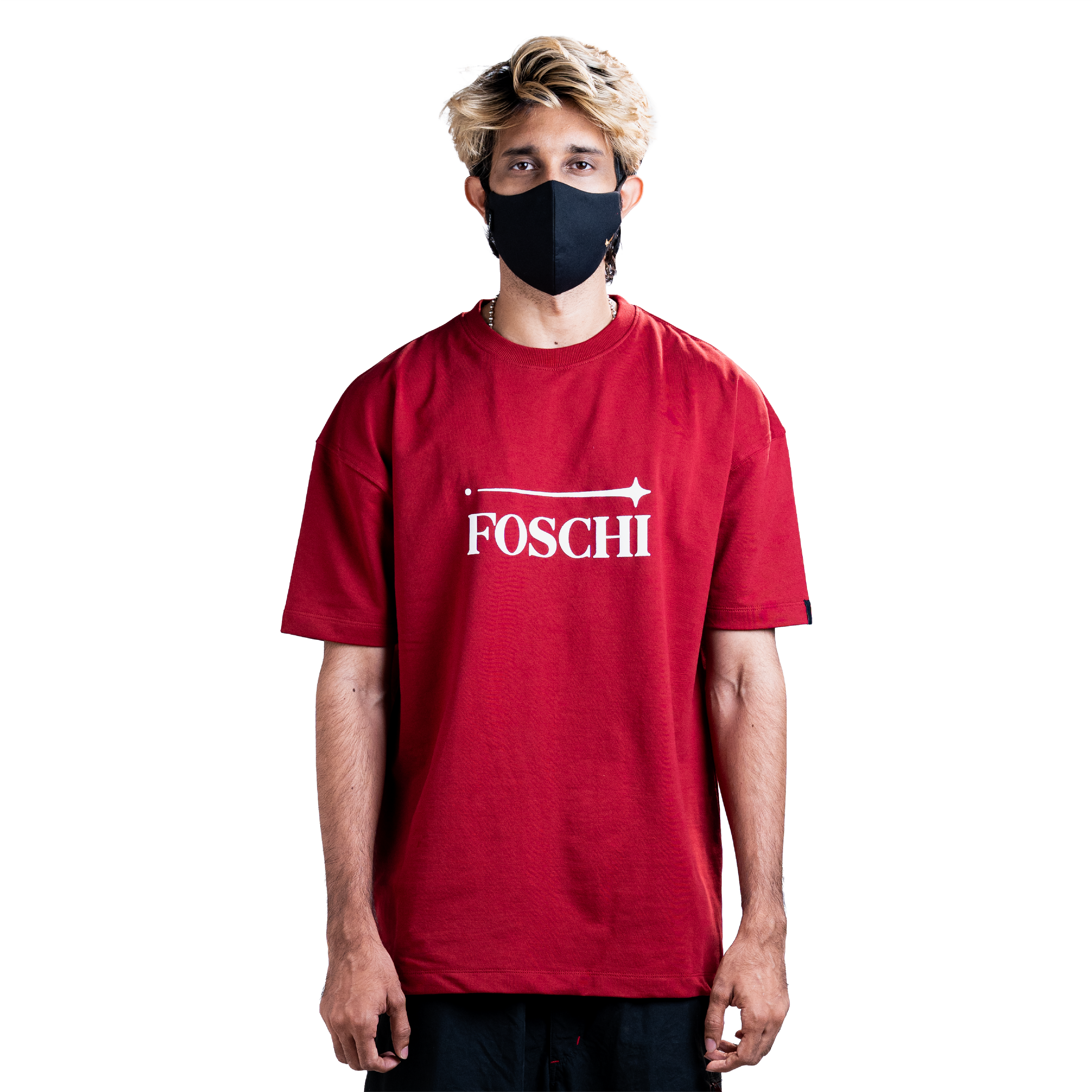 The Lone Warrior | Drop Shoulder - Maroon